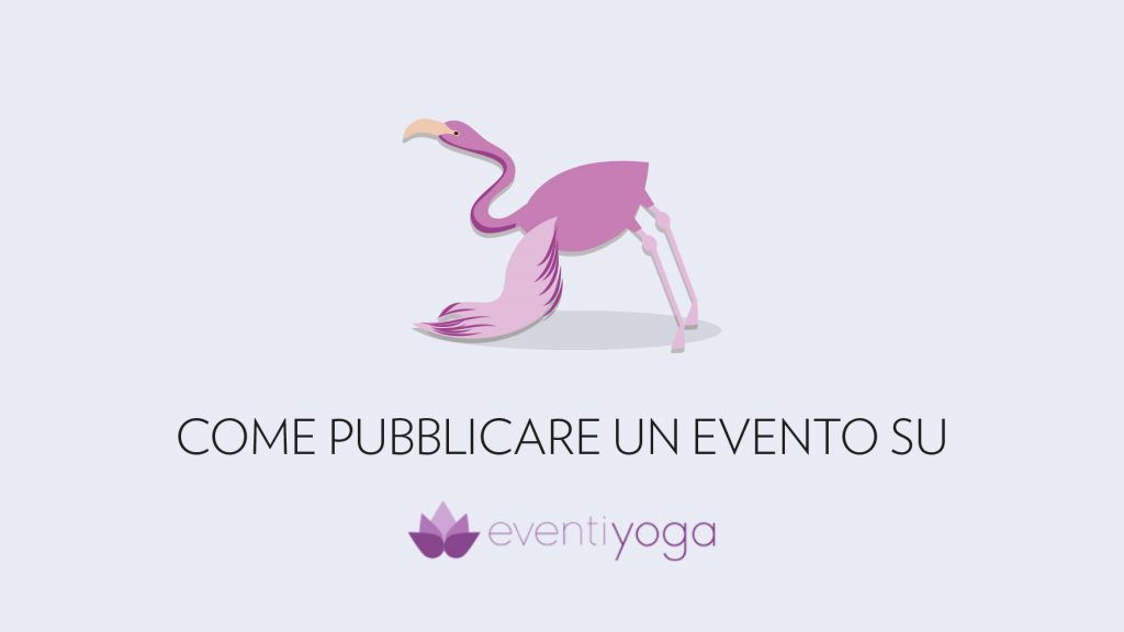 come pubblicare evento su eventiyoga