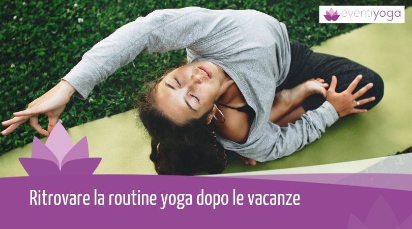 Routine yoga dopo le vacanze