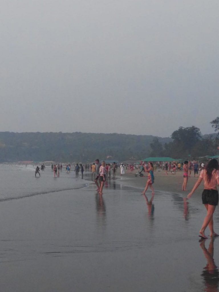 la spiaggia di Arambol