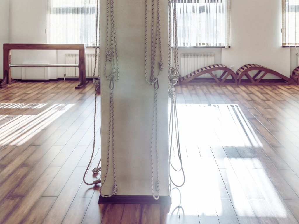 attrezzature per un centro yoga