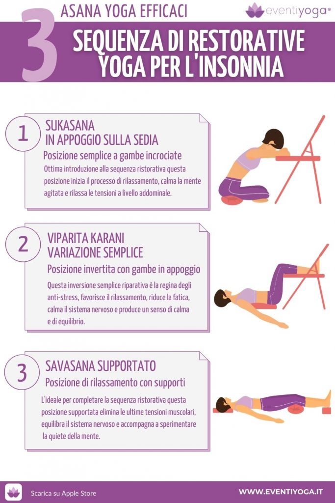 3 ASANA PER INSONNIA