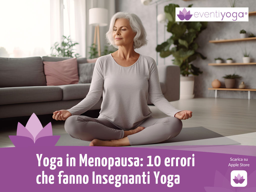 10 errori da evitare se insegni Yoga a donne in menopausa