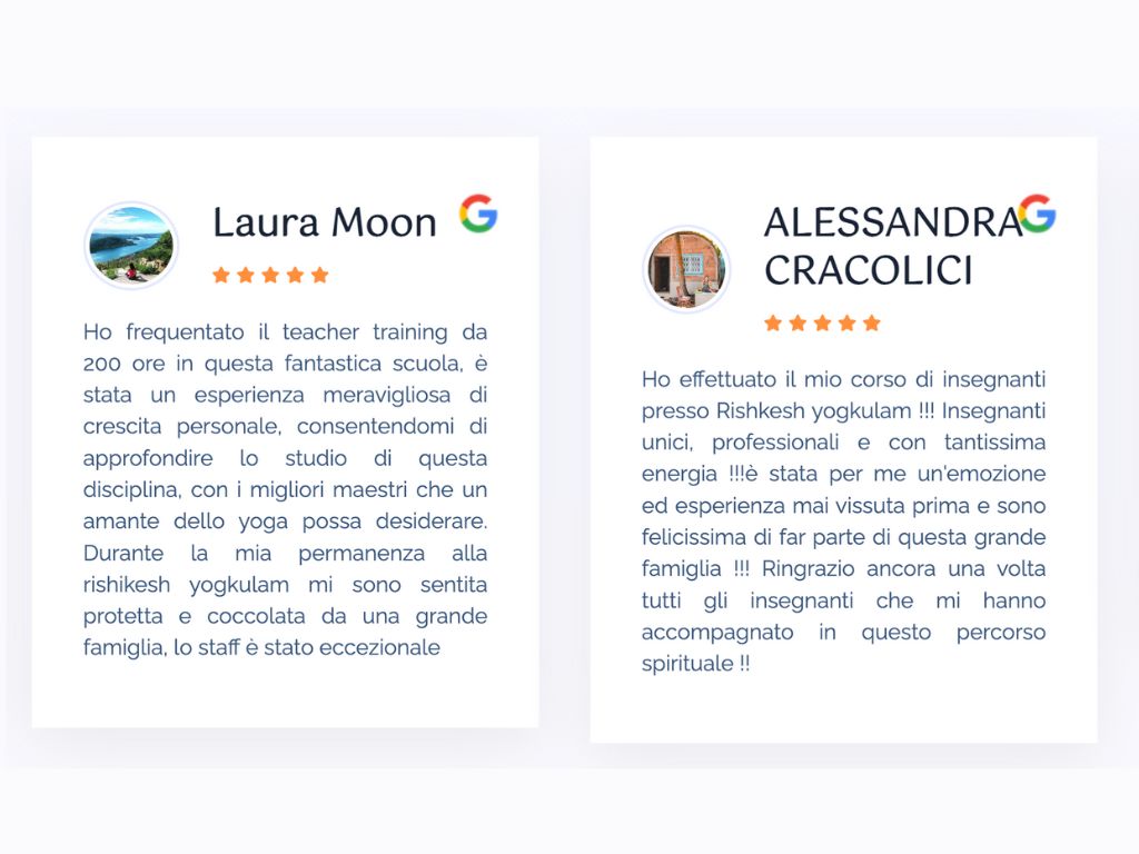 recensioni della formazione yoga