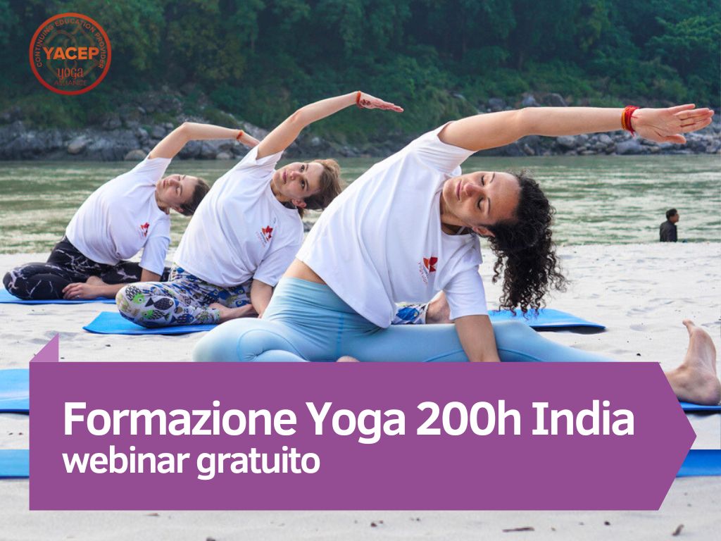 Webinar Gratuito Formazione Yoga 200h in India Yoga Alliance