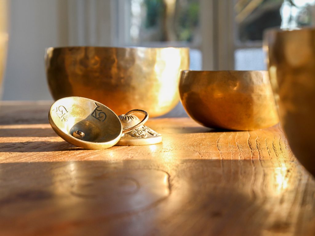 campane tibetane per bagno del suono