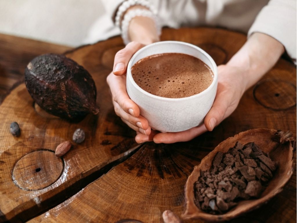 cerimonia cacao tazza di cioccolato