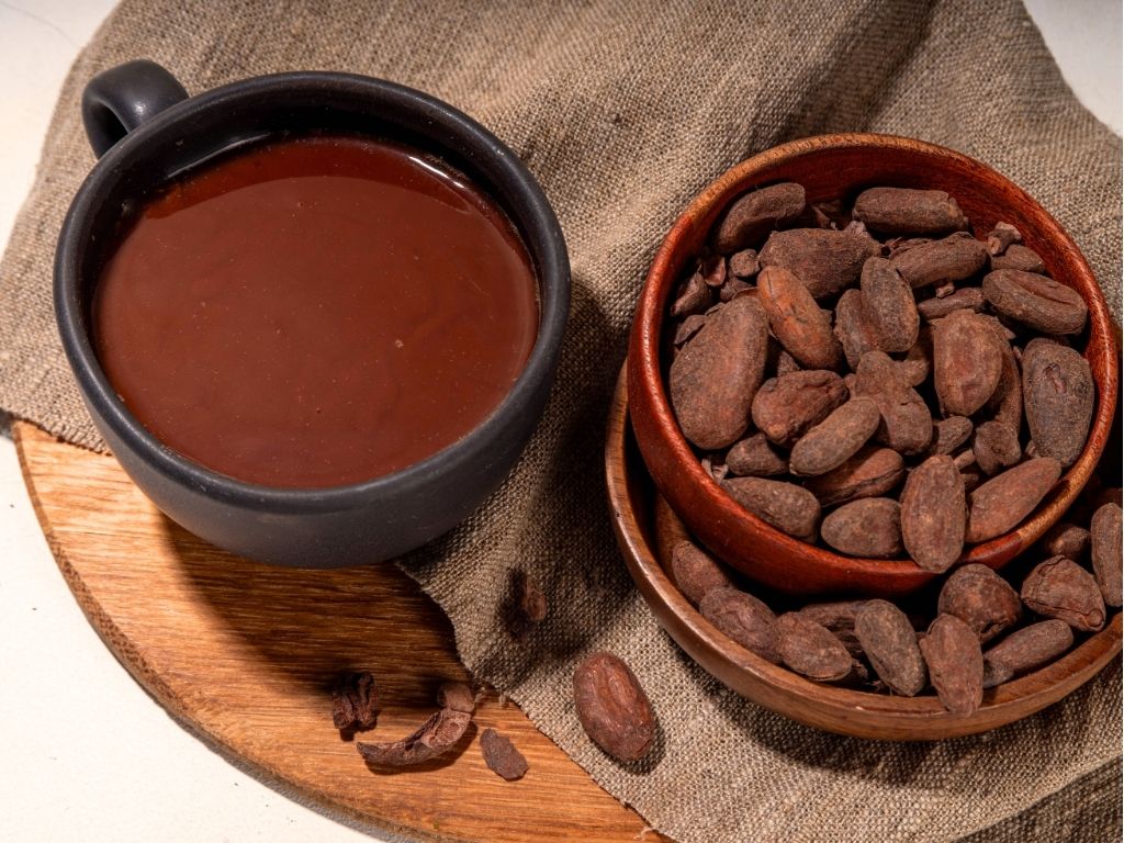 preparazione della cerimonia cacao