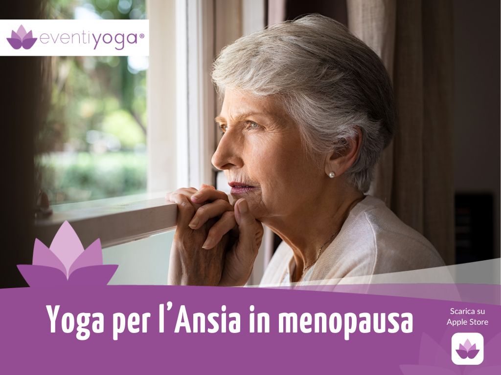 yoga per l'ansia in menopausa
