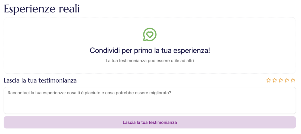 Lascia la tua testimonianza su EventiYoga