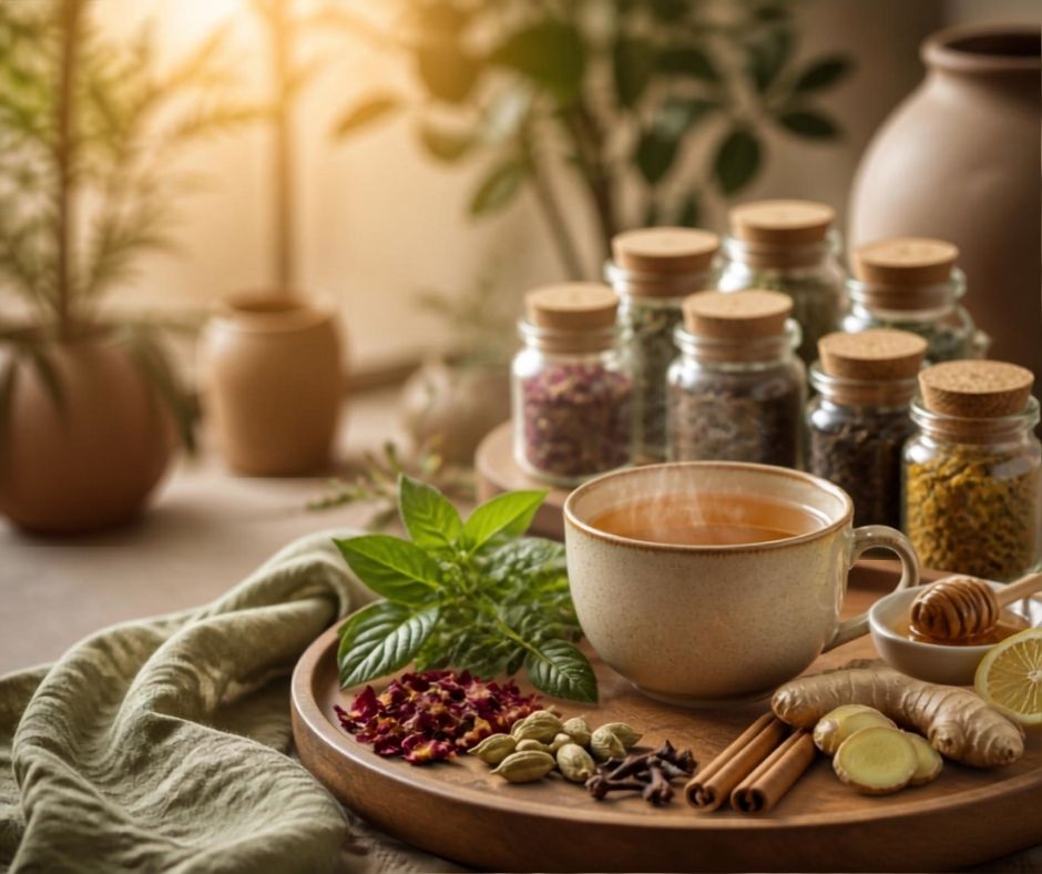 una-tazza-con-tisana-ayurvedica-e-spezie